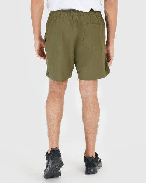 Shorts | Active | Quick Dry with Liner | Military Green