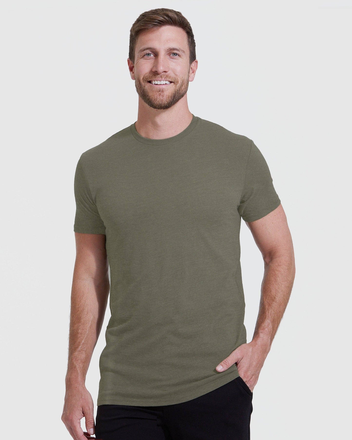 Short Sleeve T-Shirt | Tall Straight Hem Crew