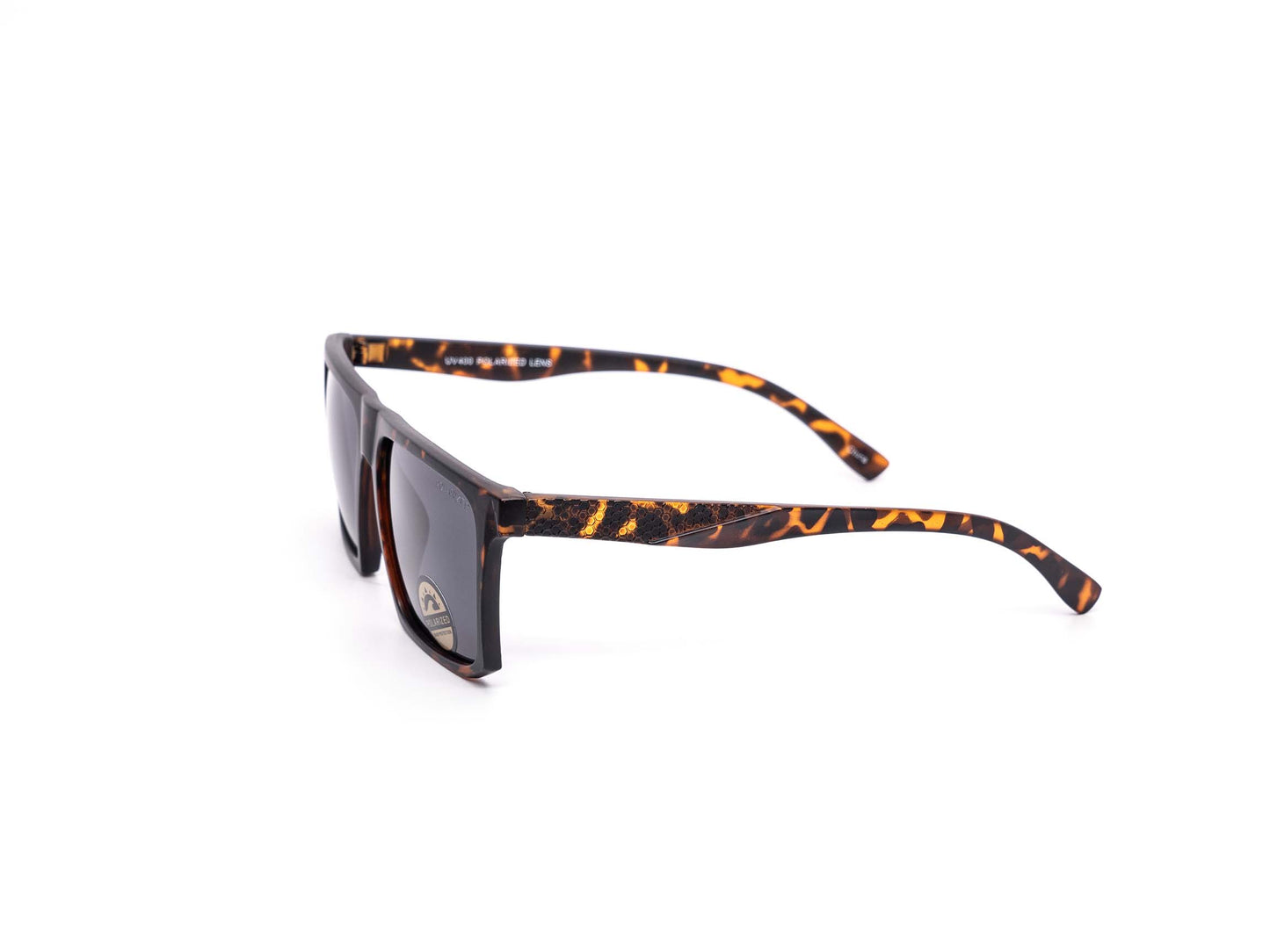 Polarized Sleek Flat-top Square Sunglasses