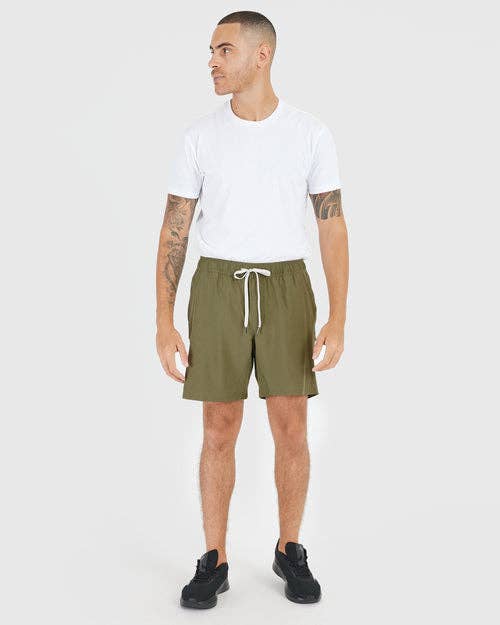 Shorts | Active | Quick Dry with Liner | Military Green