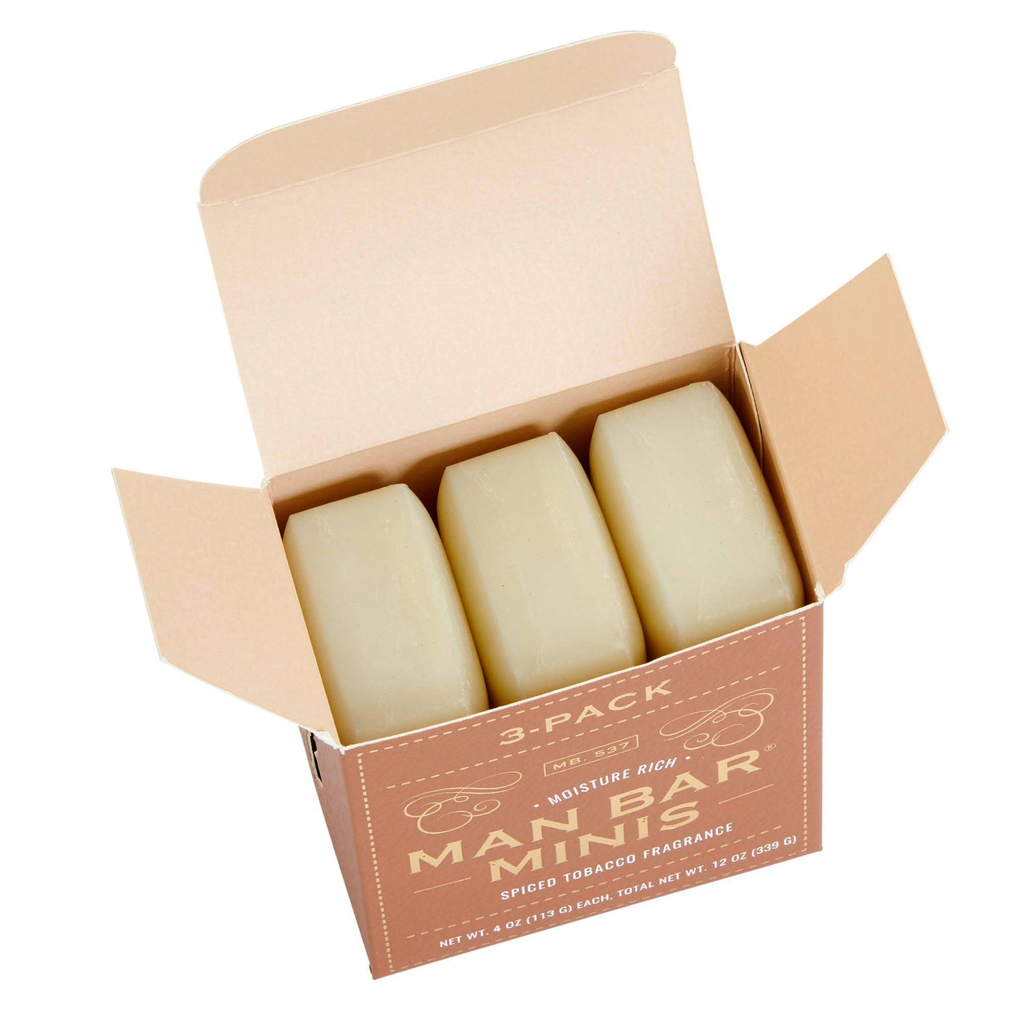 Man Bar Miniature Spiced Tobacco 3pc Gift Set