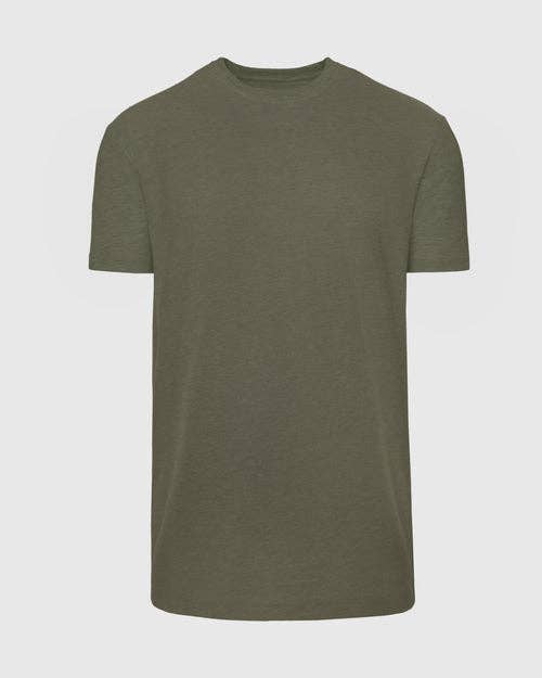 Short Sleeve T-Shirt | Tall Straight Hem Crew