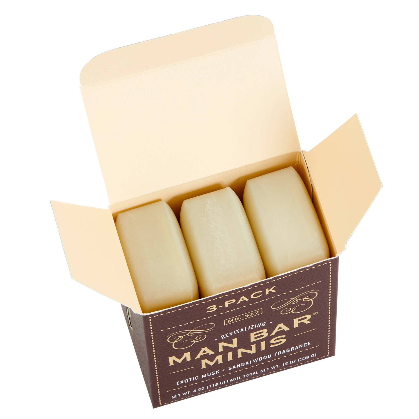 Man Bar Miniature Exotic Musk & Sandalwood 3pc Gift Set