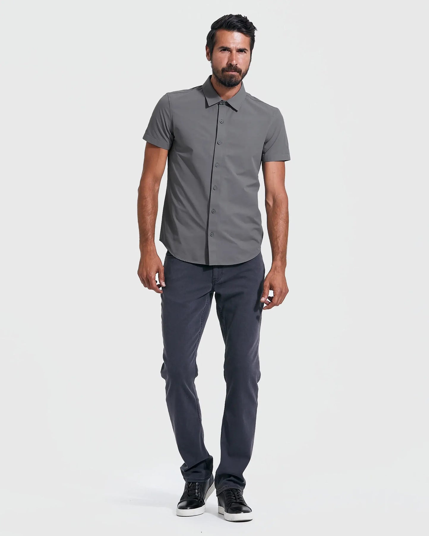 True Classic Short Sleeve Button Up Shirt | Commuter