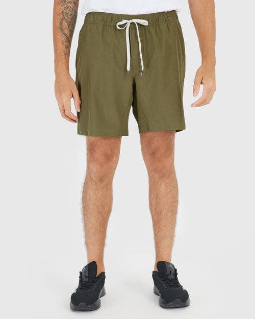 Shorts | Active | Quick Dry with Liner | Military Green