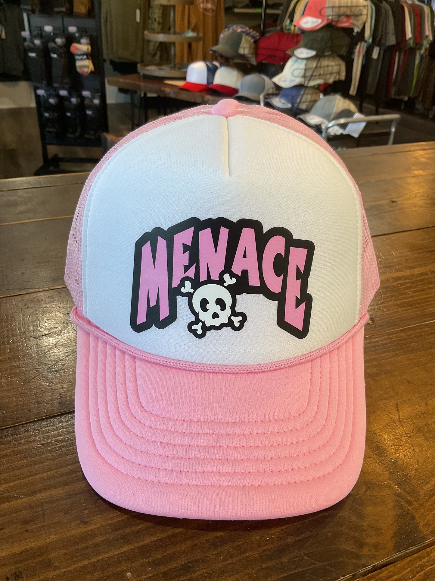 Menace Pink Foam Hat