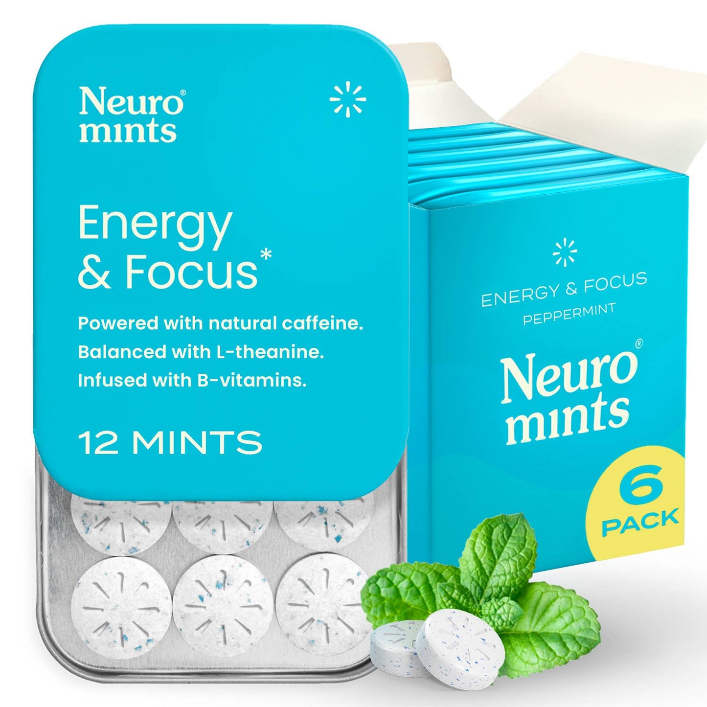 Energy & Focus Mints | Peppermint