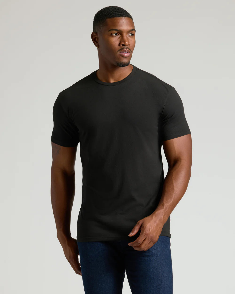 Short Sleeve T-Shirt | Tall Straight Hem Crew