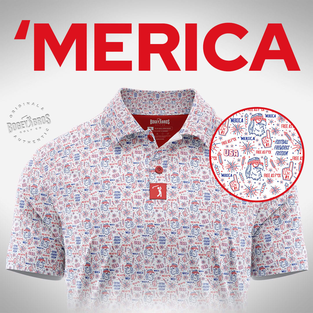 Bogey Bros- 'MERICA Polo