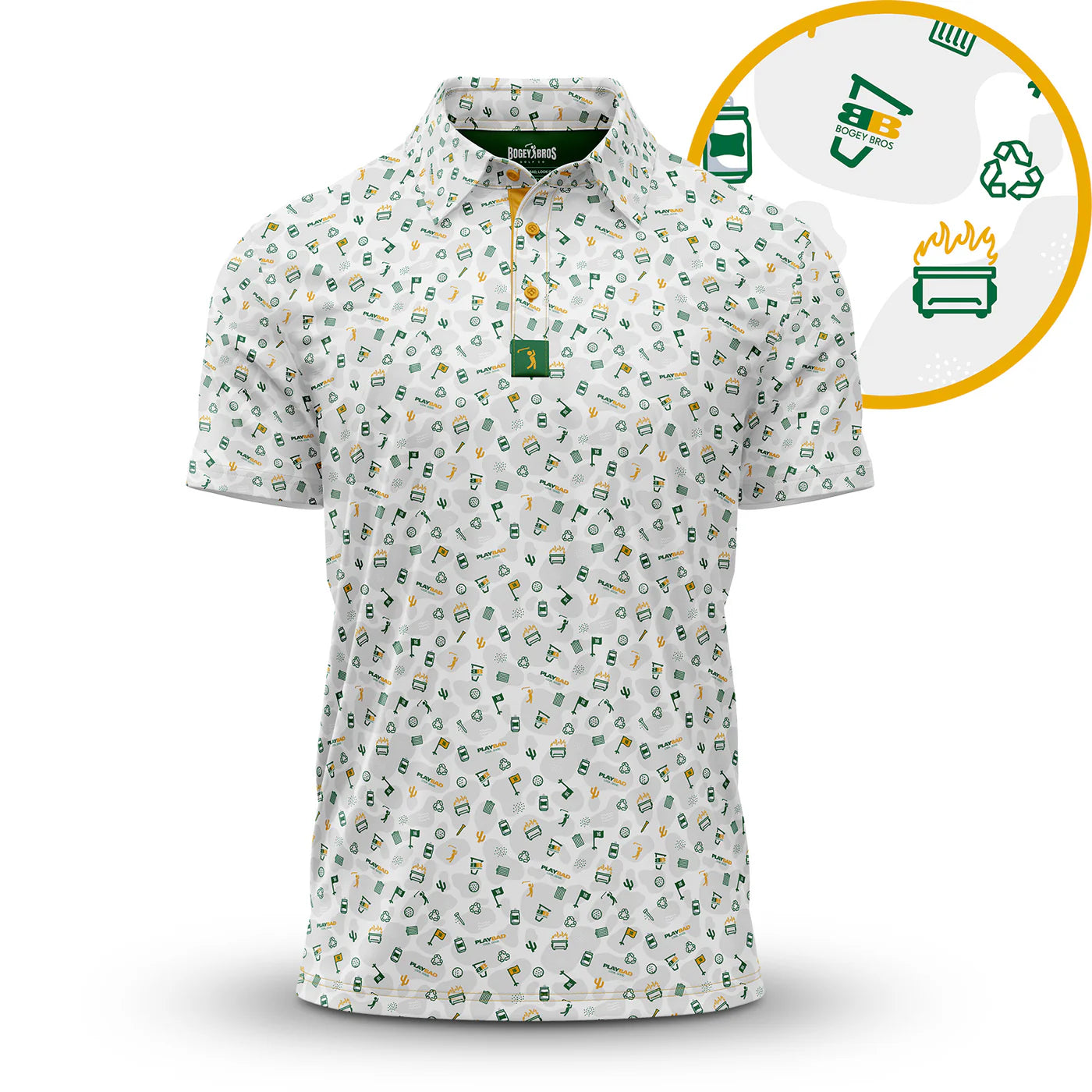 Bogey Bros Dumpster Fire- WHITE