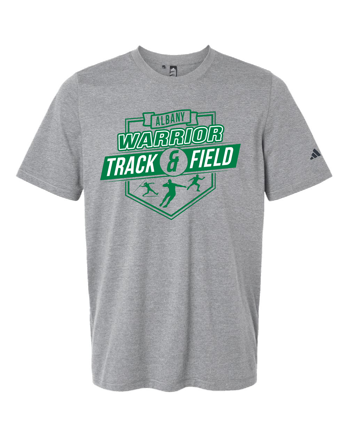Albany Warrior Track & Field Adidas Blended Tee