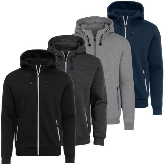 Men's Sherpa Fleece Lined Tech Full Zip Hoodie (S-3XL)