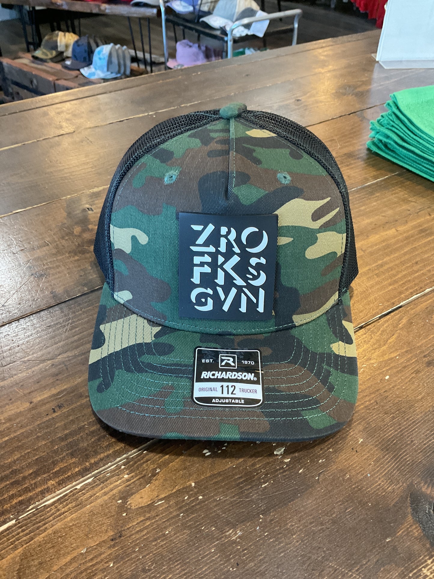 ZRO FKS GVN Richardson Camo Hat