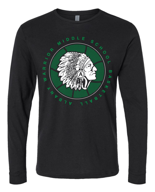 2027 MIDDLE SCHOOL WARRIOR BASKETBALL LS TEE