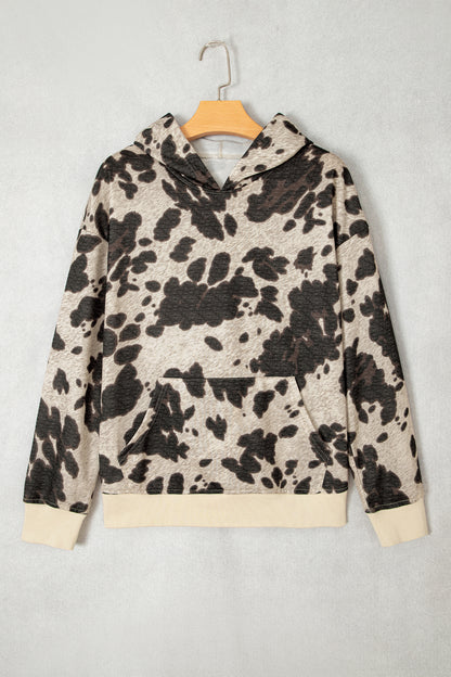 Western Print Regular Fit Hoodie