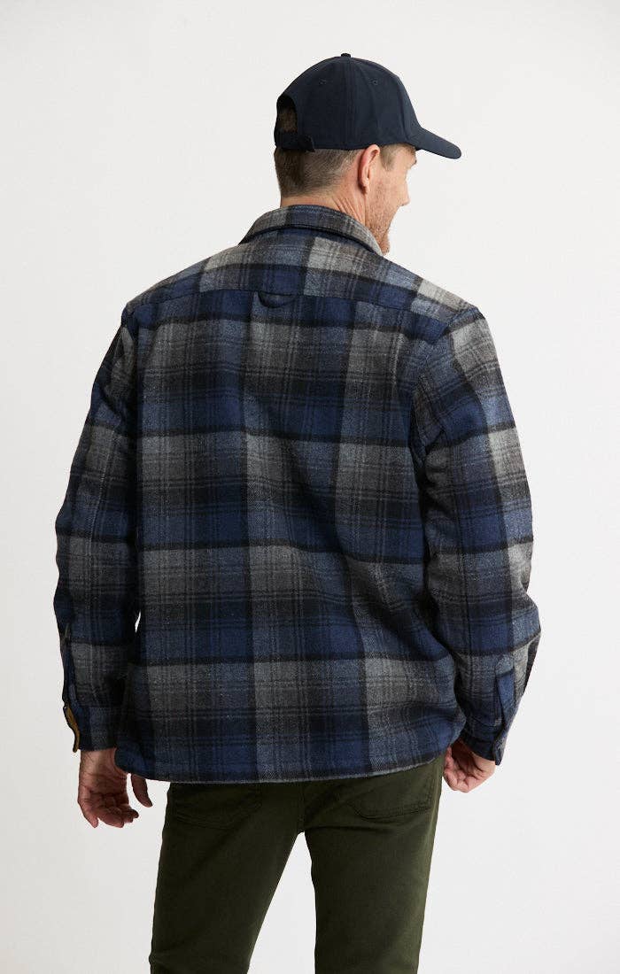 Thermal Lined Wool Blend Shirt Jacket