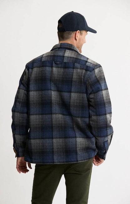 Thermal Lined Wool Blend Shirt Jacket