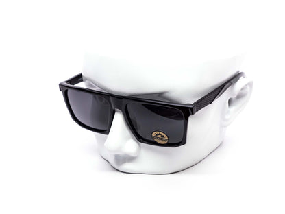 Polarized Sleek Flat-top Square Sunglasses