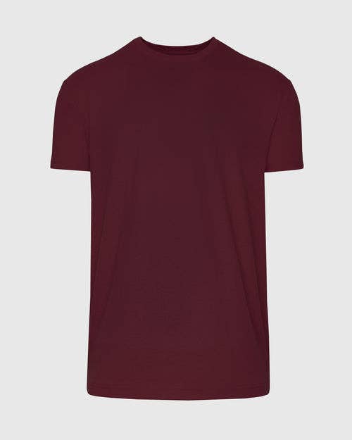 Short Sleeve T-Shirt | Crew Neck | CRIMSON