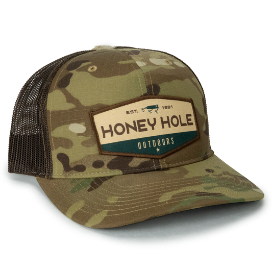 Snapback - Brown OG Hex - Mulitcam