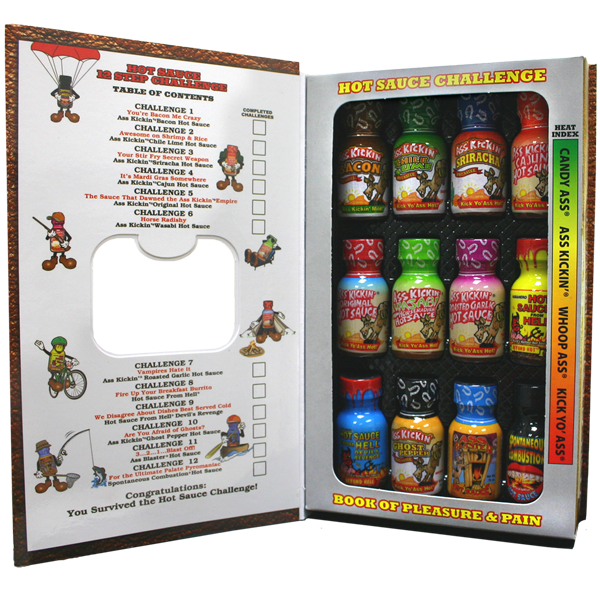 Hot Sauce Challenge Book of Pleasure  Pain