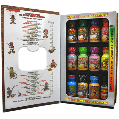 Hot Sauce Challenge Book of Pleasure  Pain