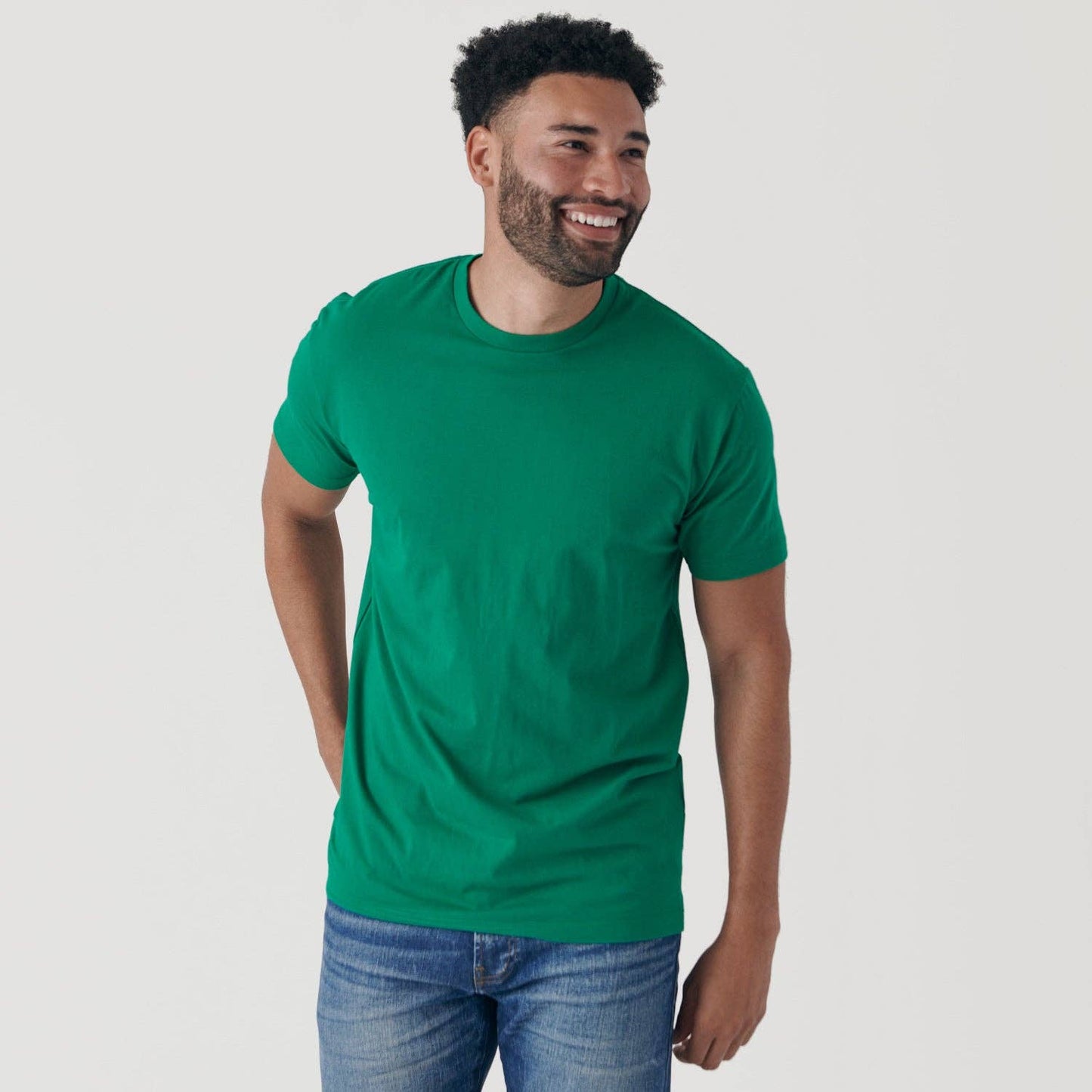 Short Sleeve T-Shirt | Crew Neck | Kelly Green