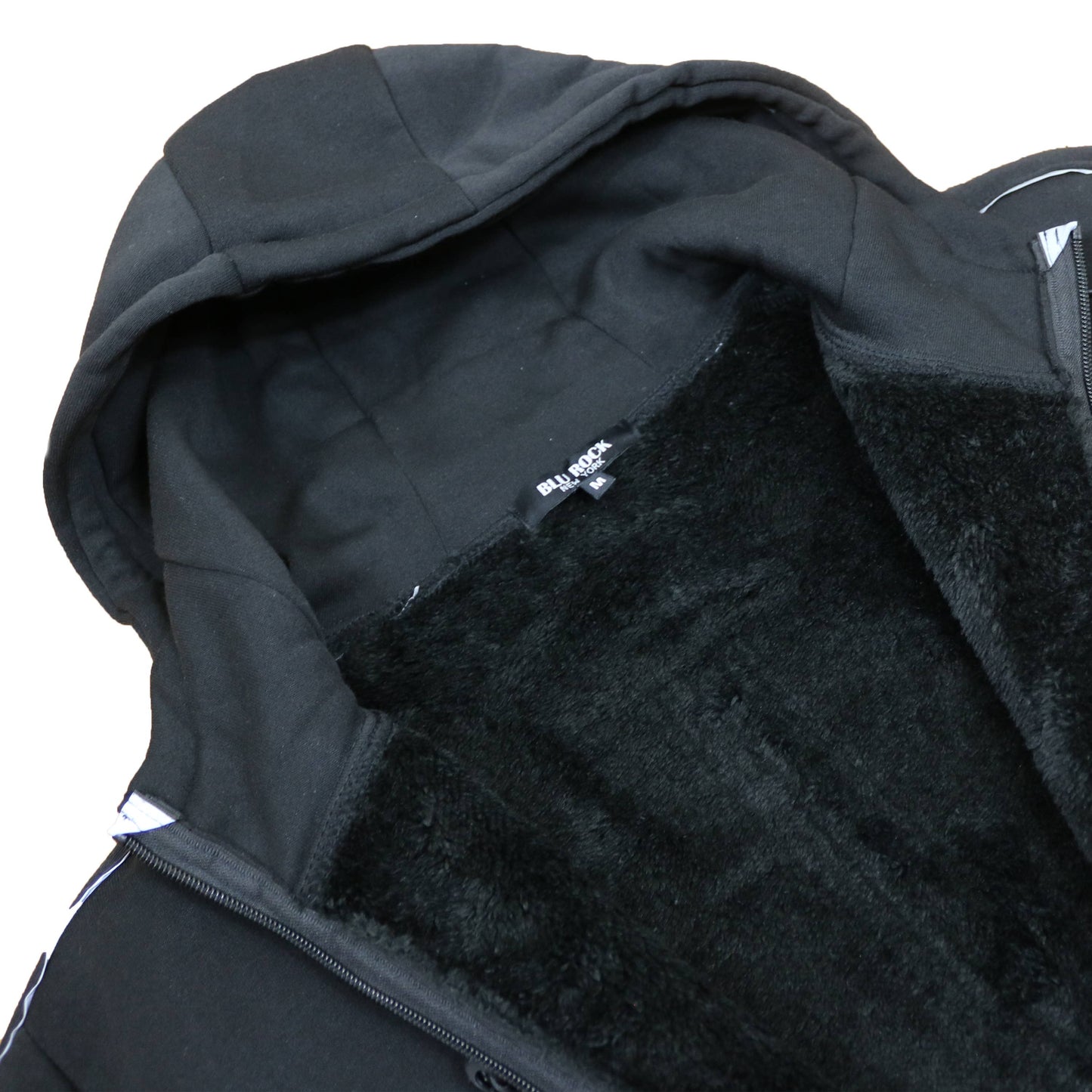 Men's Sherpa Fleece Lined Tech Full Zip Hoodie (S-3XL)