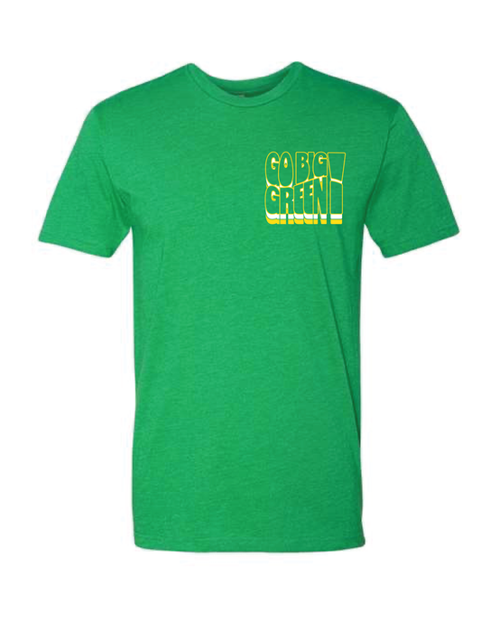 GO BIG GREEN GRAPHIC TEE