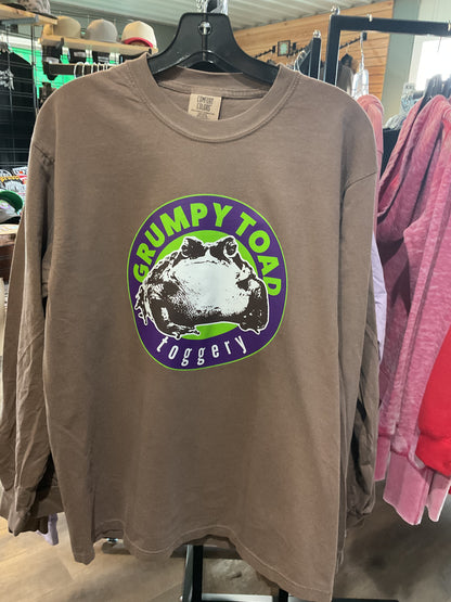 Grumpy Toad Logo Long-sleeve Tee