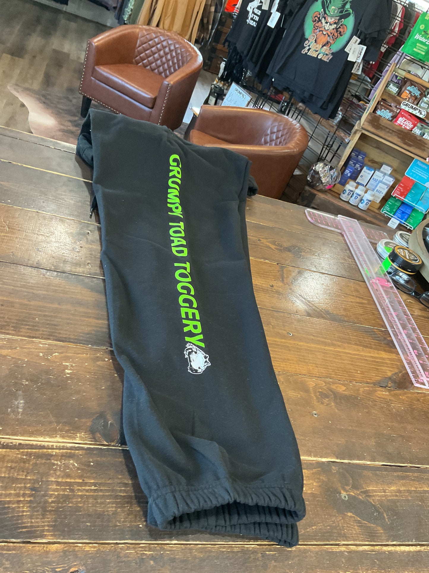 Grumpy Toad Fleece Joggers