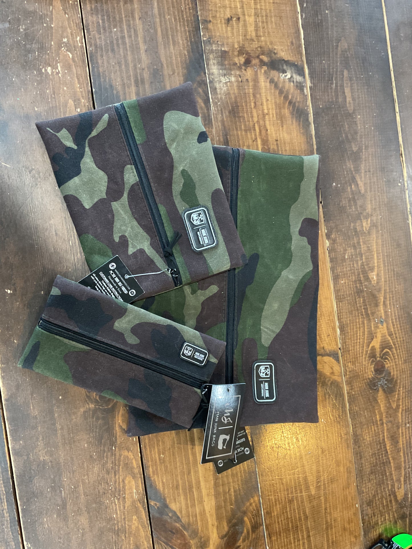 Man Junk Bag Canvas Camo