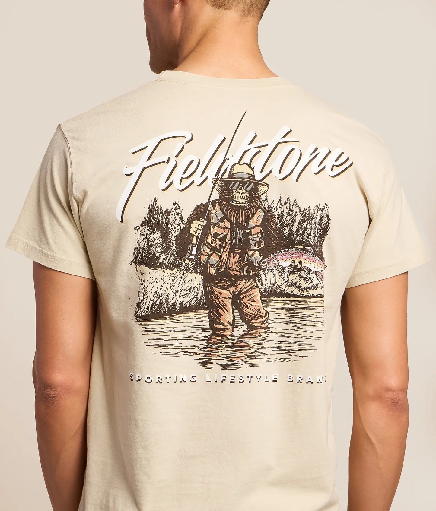 Fieldstone Gone Fishing Graphic Pocket T-shirt