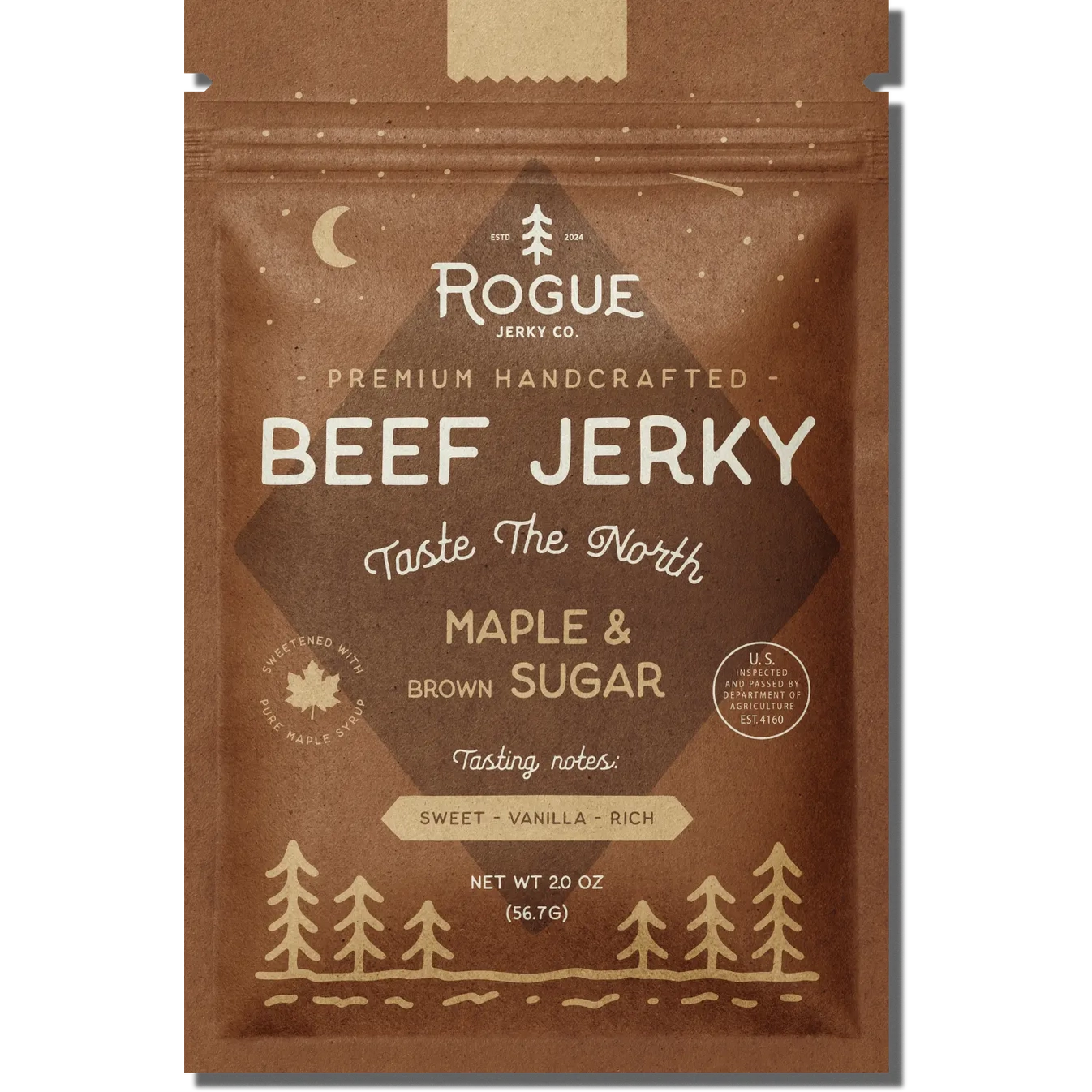 Rogue Jerky Co.- Maple & Brown Sugar