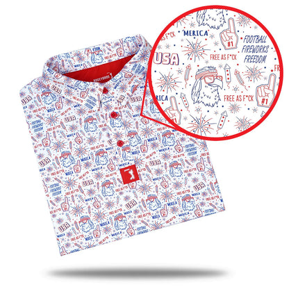 Bogey Bros- 'MERICA Polo