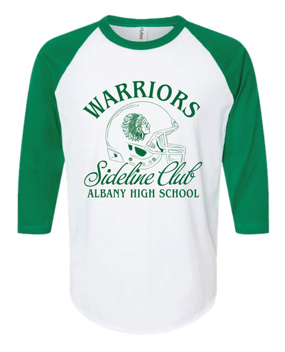 SIDELINE CLUB- RAGLAN 3/4 SLEEVE