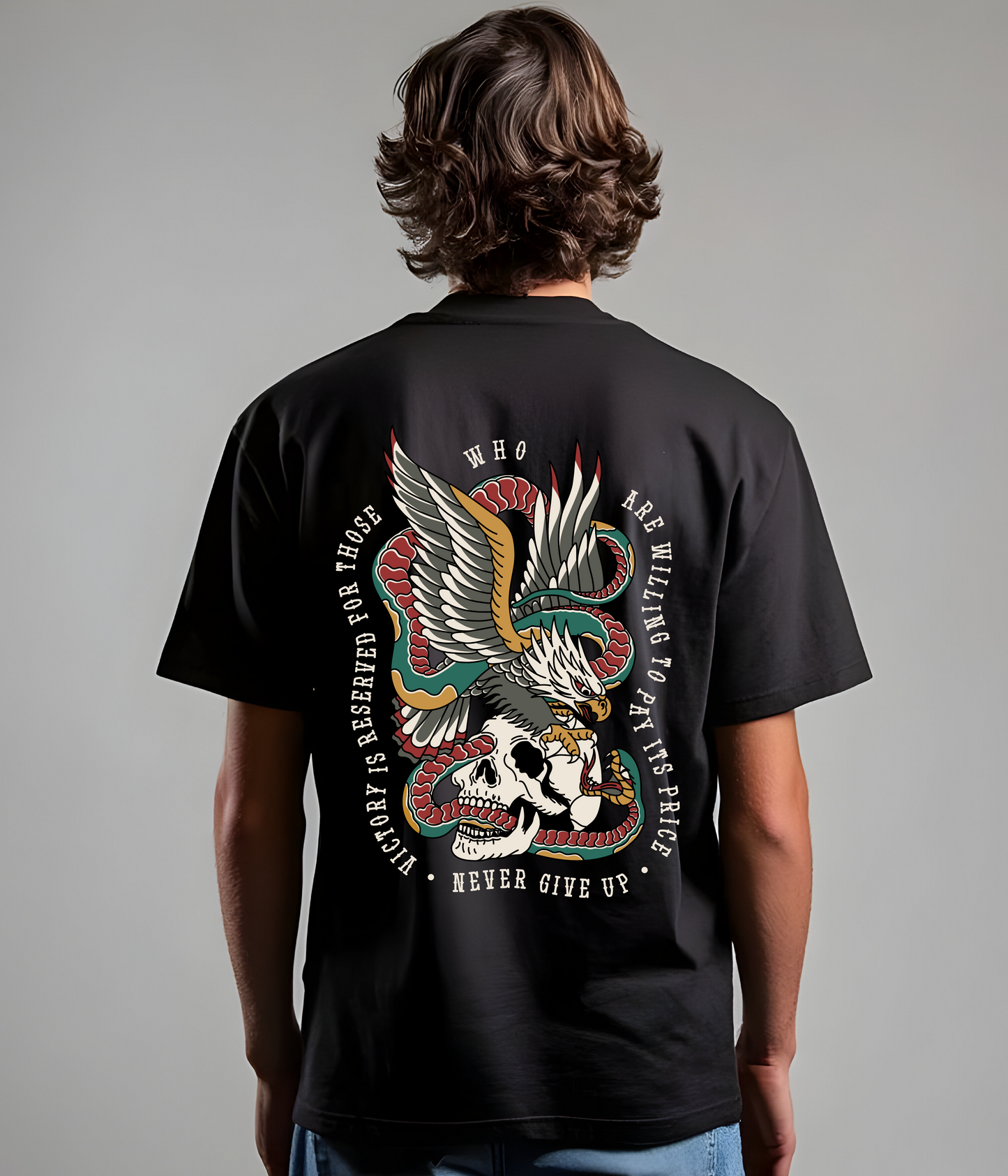 Never Give Up Victory Eagle