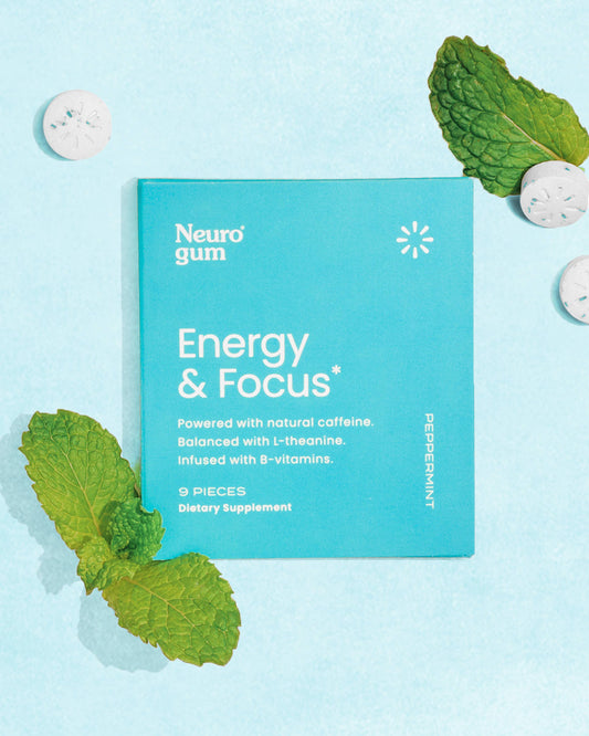 Neurogum Energy and Focus Gum | Peppermint