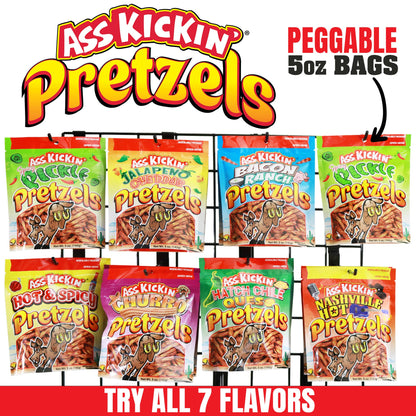 Ass Kickin' Churro Pretzels - 5 oz Resealable Bags
