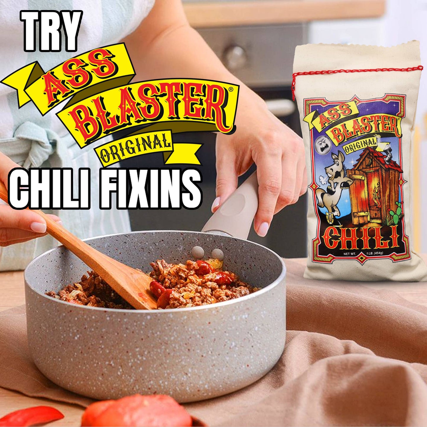 Ass Blaster Chili Kit – Spicy Gourmet Campfire Chili Fixins