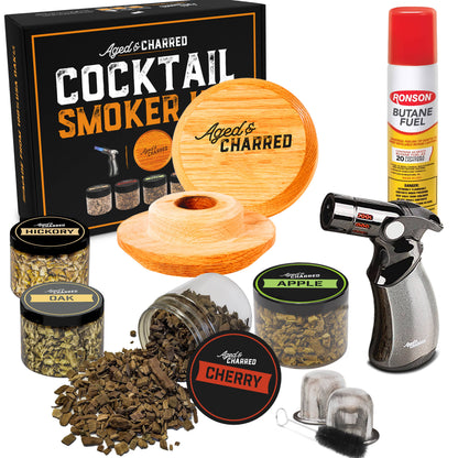 Smoke Lid Kit - A Cocktail Smoker Kit With Butane