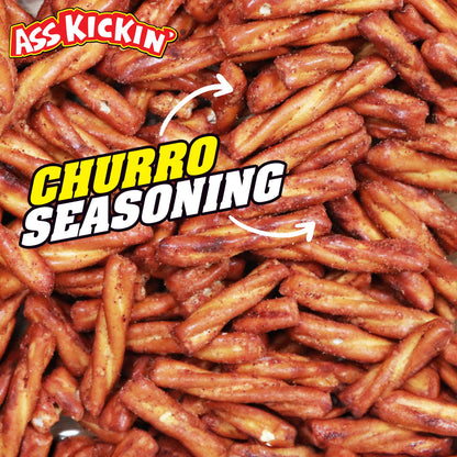 Ass Kickin' Churro Pretzels - 5 oz Resealable Bags