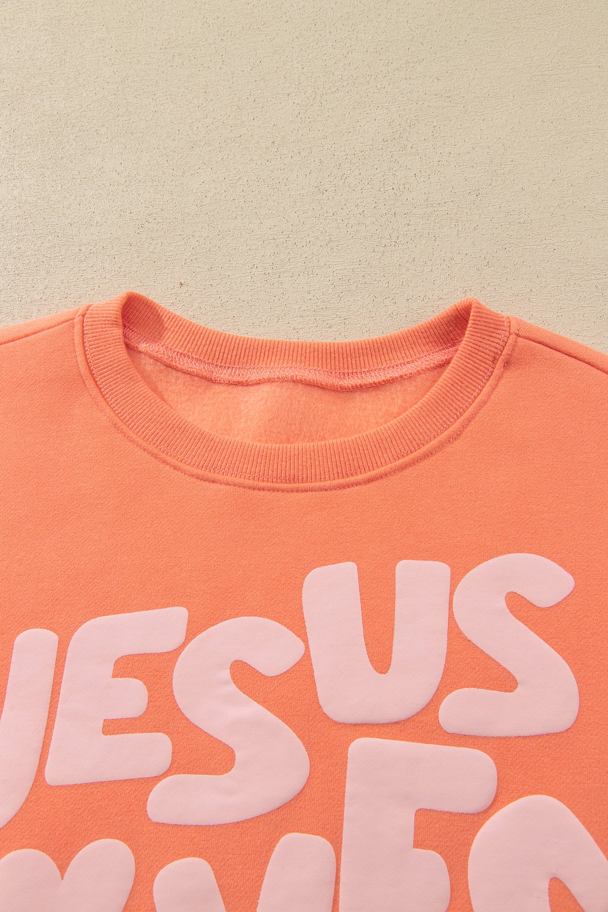 Jesus Loves You Cantaloupe Sweatshirt