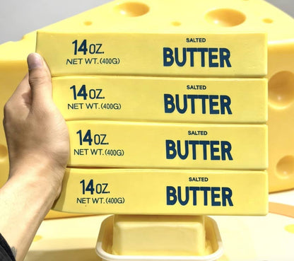 Squeez Giant Butter Shape Fidget Toy Squishy Toy