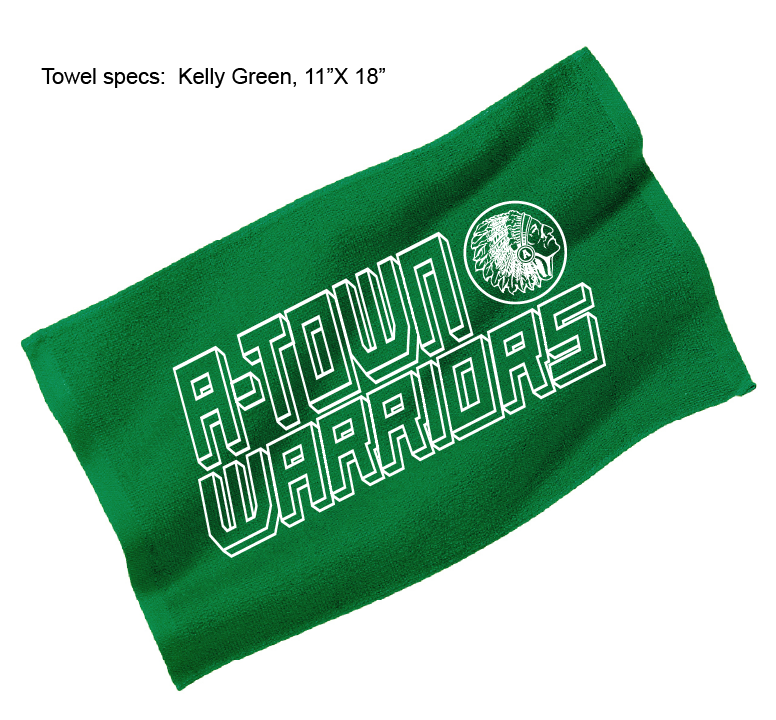 A TOWN WARRIORS CREW NECK 1800  **WITH FREE SPIRIT TOWEL**