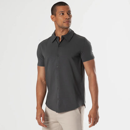 True Classic Button up Short Sleeve